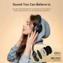 Vention NBBB0 Auriculares Inalámbricos SoundMate S11 Negros Bluetooth 5.3 con Micrófono y Batería de 20 Horas